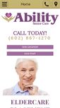 Mobile Screenshot of abilityseniorcare.com
